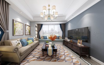 獨(dú)墅灣115平簡(jiǎn)美裝修