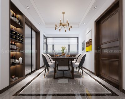 中梁香緹128㎡裝修設(shè)計