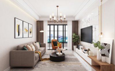 鳳凰熙岸90平裝修設(shè)計(jì)