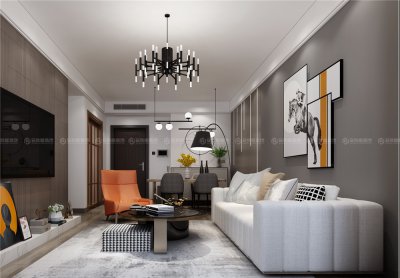 花語江南80平局部改造