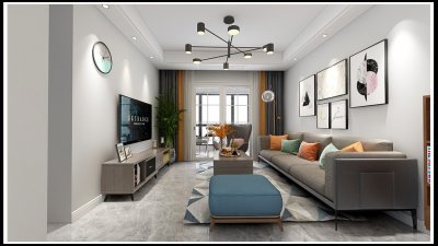 三千邑93平北歐裝修