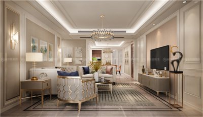 悅峰花園170平簡美