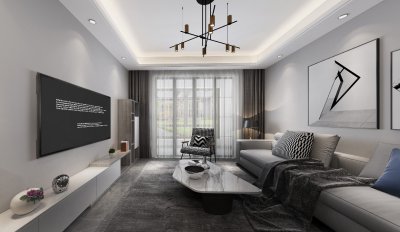 橘郡90平現(xiàn)代風(fēng)