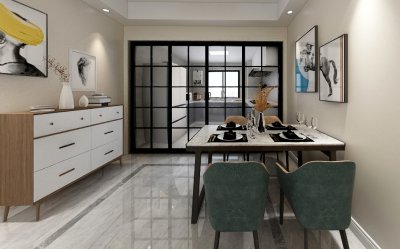 新旅城120平現(xiàn)代裝修