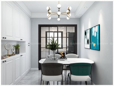 新蘇苑104平現(xiàn)代裝修