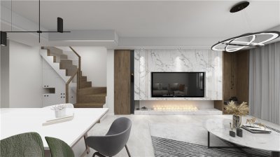 中航樾璽現(xiàn)代裝修