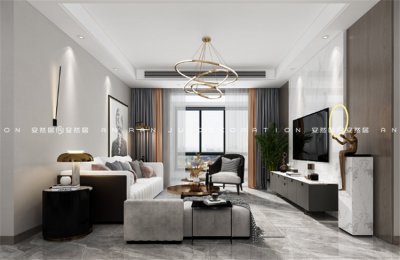 阿卡迪亞120平現(xiàn)代輕奢