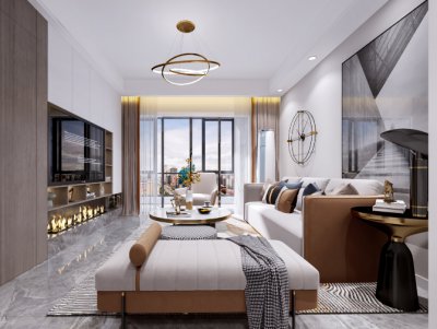 楓丹壹號124平現(xiàn)代簡約