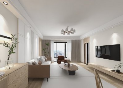 湖畔花園150平現(xiàn)代