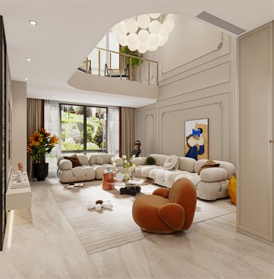 悅峰花園240㎡法式