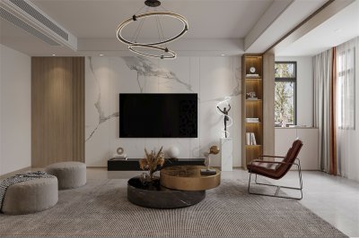 橡樹灣140㎡現(xiàn)代簡(jiǎn)約