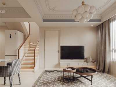 海棠灣90平奶油風