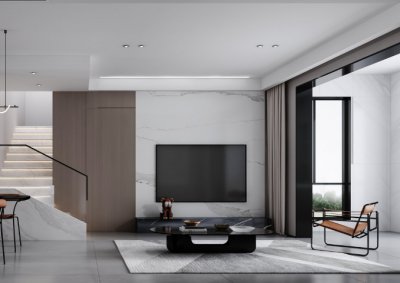 和雍景園160平現(xiàn)代風