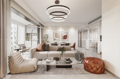 蔚藍(lán)四季99平現(xiàn)代