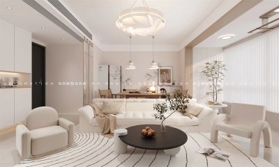 蔚藍(lán)四季98平簡(jiǎn)約