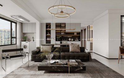 星悅蘭庭130平現(xiàn)代